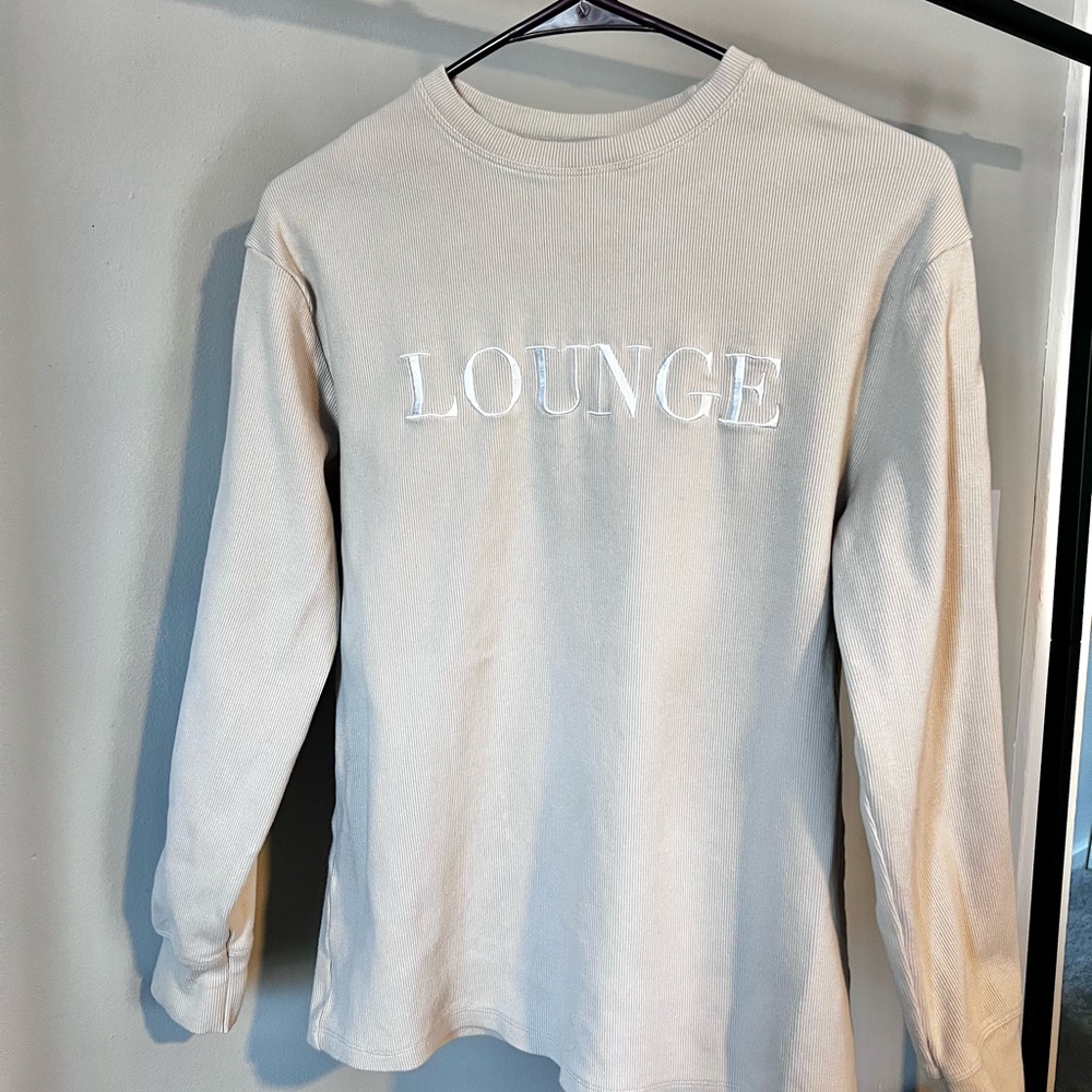 Lounge Athleisure Long Sleeve Shirt Size XS